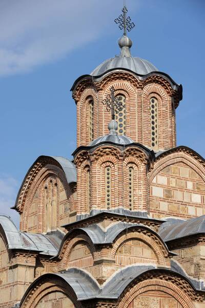 Details of the church from the southeast