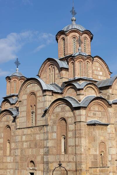 Details of the church from the southeast