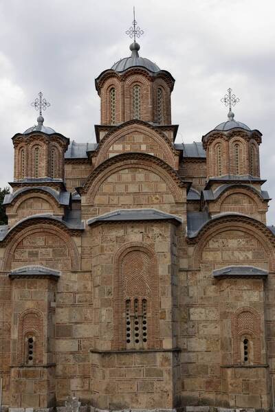 East side of the church