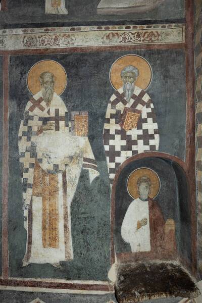 Two unidentified bishops