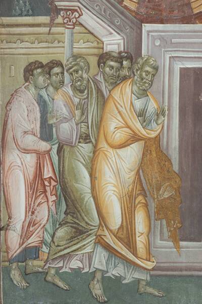 Christ appeared to the disciples in front of closed doors - Thomas would not be with them