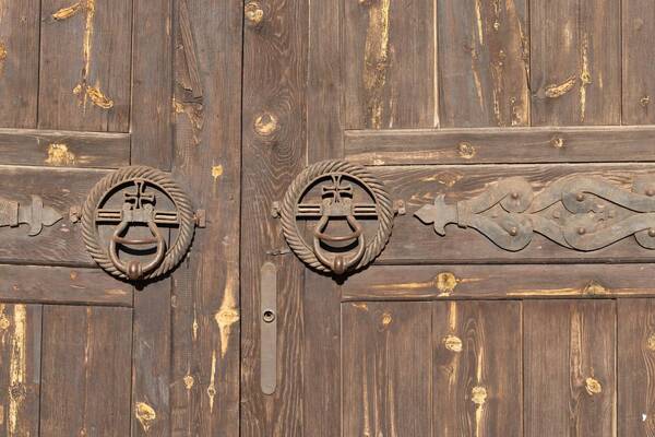 Door lock, monastery entrance