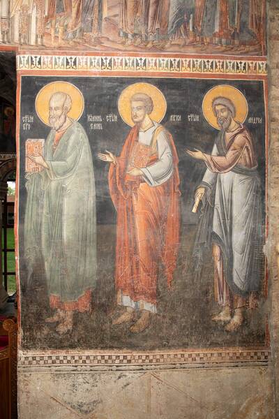 St. John the Theologian, Luke and Andrew the Apostle