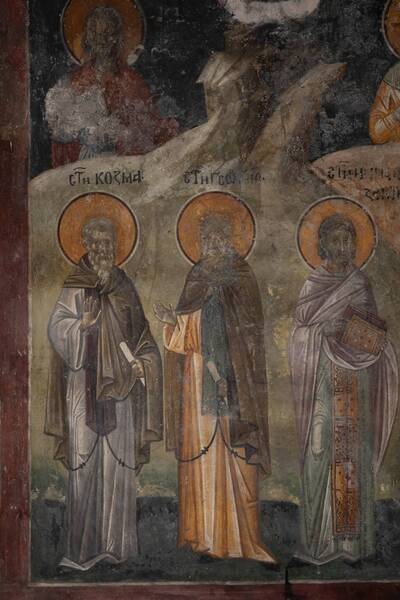 Calendar, St. Cosmas of Chalcedon, George and John the Presbyter