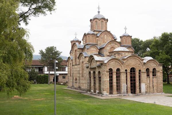 Northwest view of the church