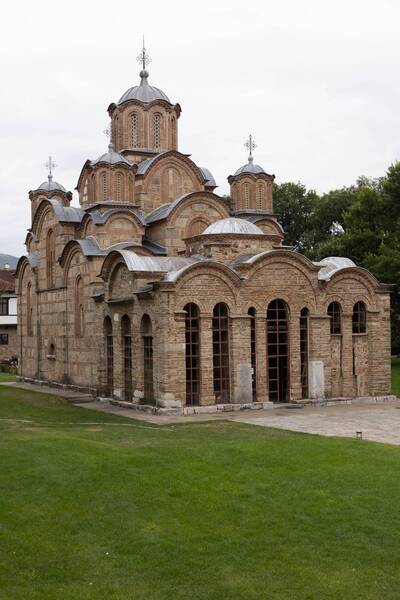 Northwest view of the church