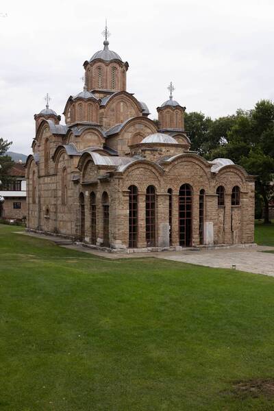 Northwest view of the church