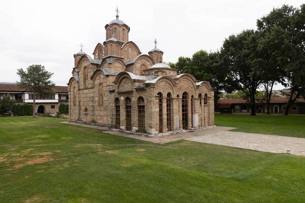 Northwest view of the church