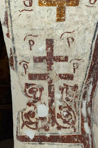 Arcosolium near the southern wall of the southern nave