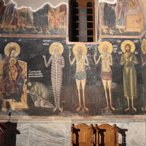 Studenica Theotokos church Church South wall first row